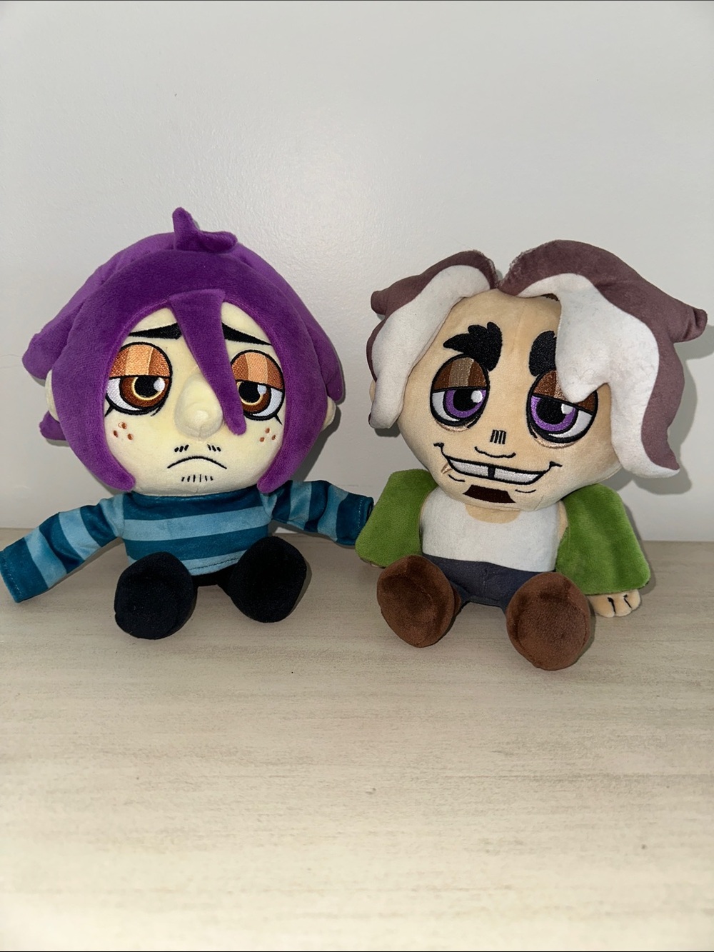 Randall Purpura Plush and Tate Frost Plush   created by Scopophobia Studios
